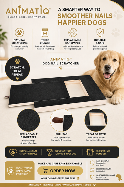 ANIMATIQ™ ScratchEase™ — A Smarter Way to Care for Their Nails.