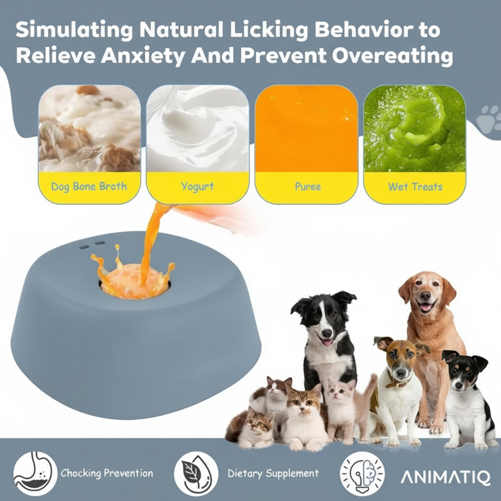 ANIMATIQ™ CalmLick™ — Soothing enrichment through natural licking